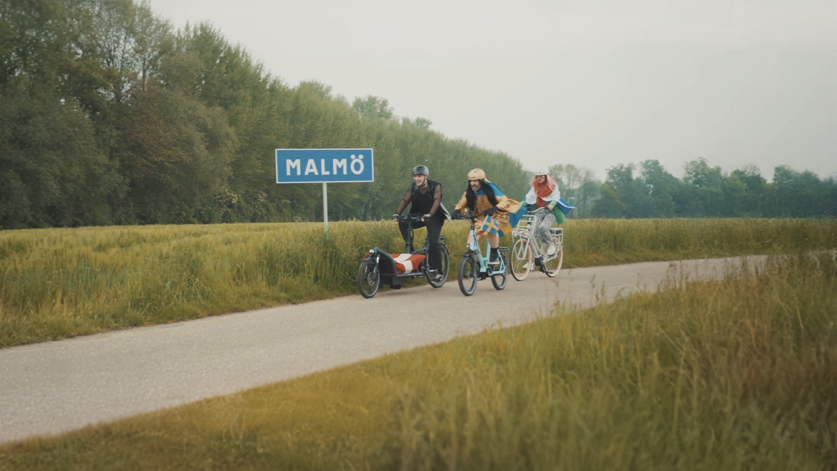 Fahrradfahrer in Malmö